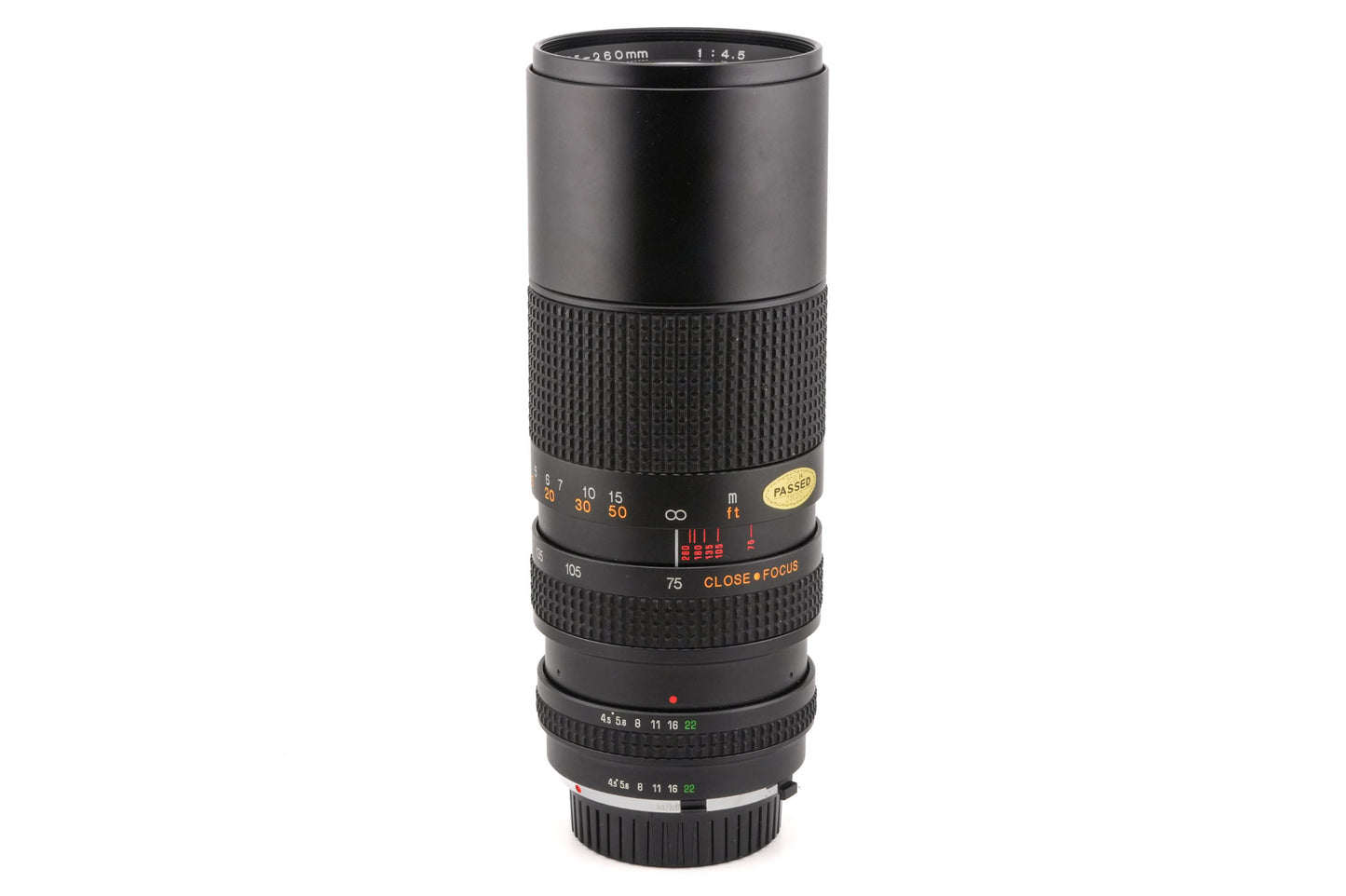 Tokina 75-260mm f4.5 RMC - Lens