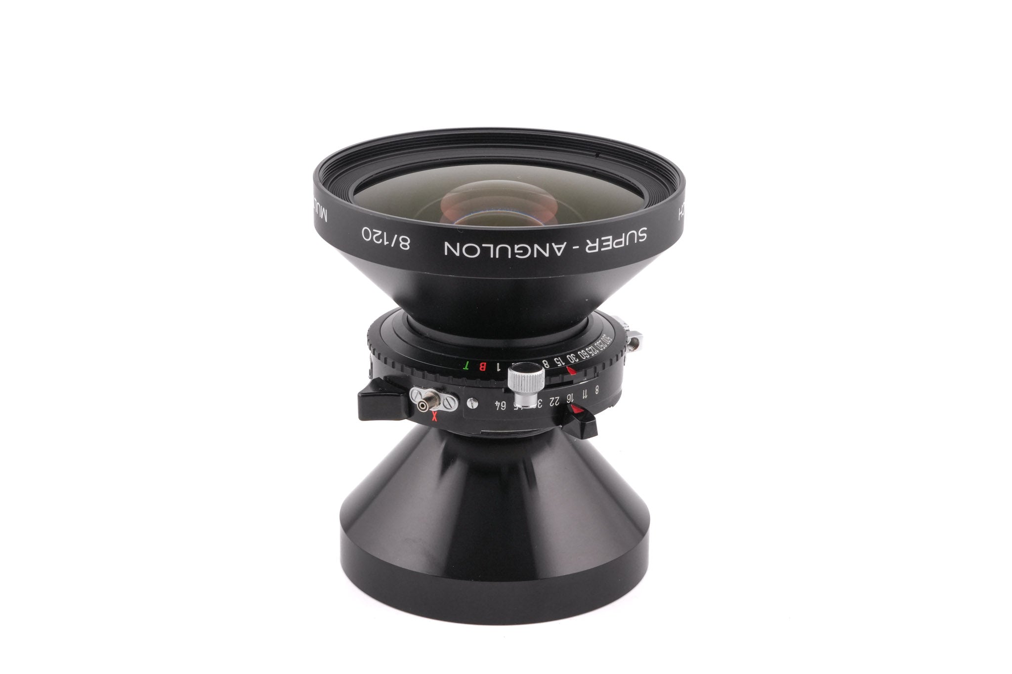 Schneider-Kreuznach 120mm f8 Super-Angulon MC (Shutter) – Kamerastore