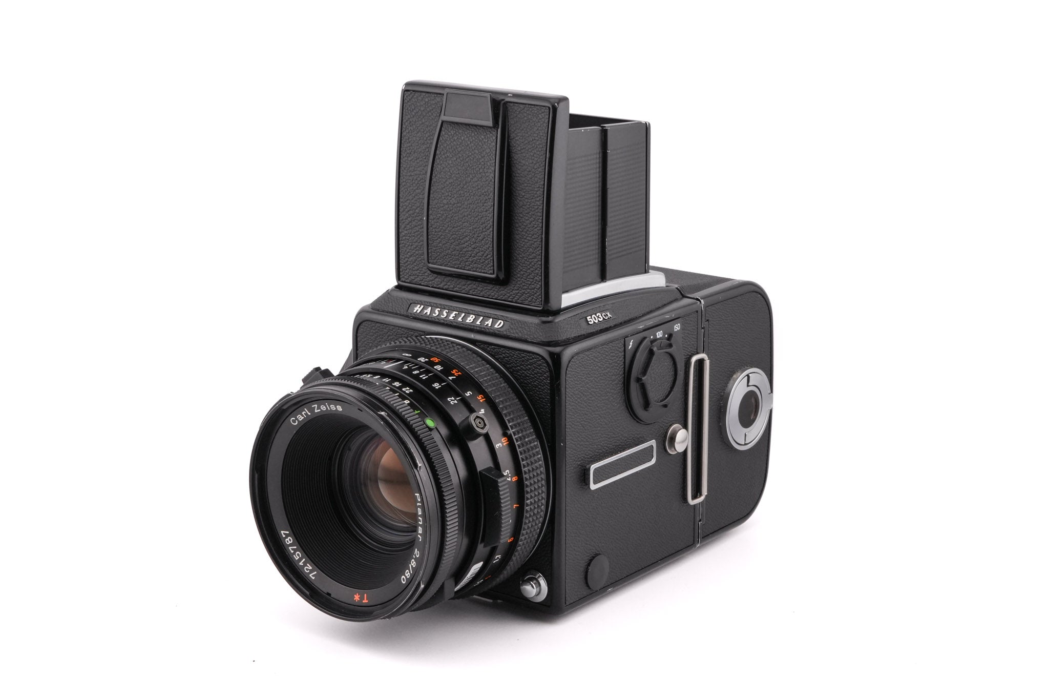 Hasselblad 503CX + Waist Level Finder (New / 42323 Black) + 80mm f2.8 –  Kamerastore