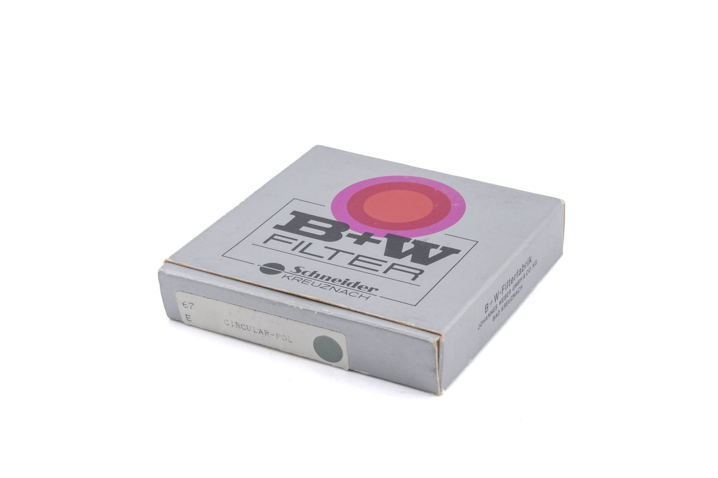 B+W 67mm Circular Polarizing Filter CIRCULAR-POL