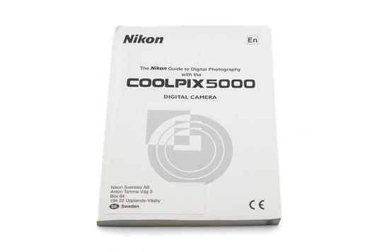 Nikon Coolpix 5000 Instructions