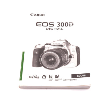 Canon EOS Digital Rebel / EOS 300D Digital Instructions