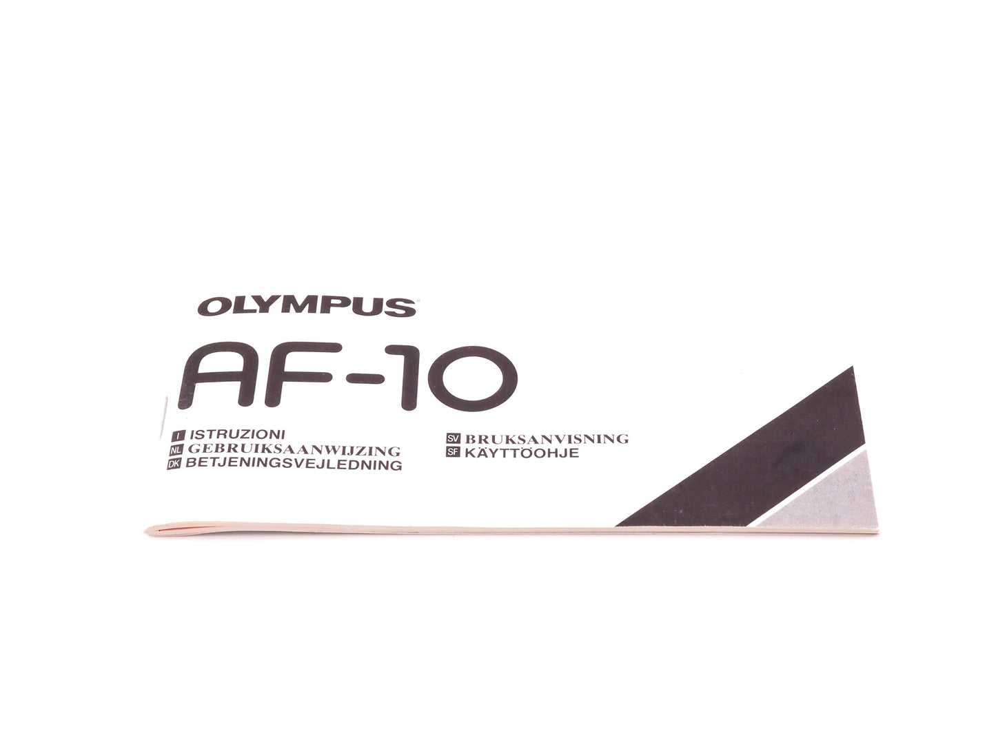 Olympus AF-10 Instructions