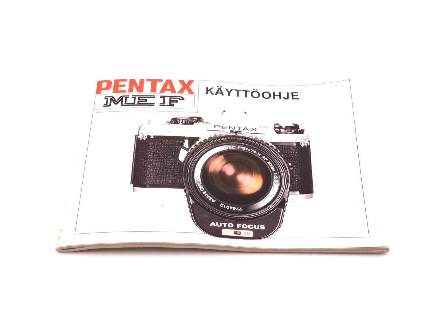 Pentax ME F Instruction Manual