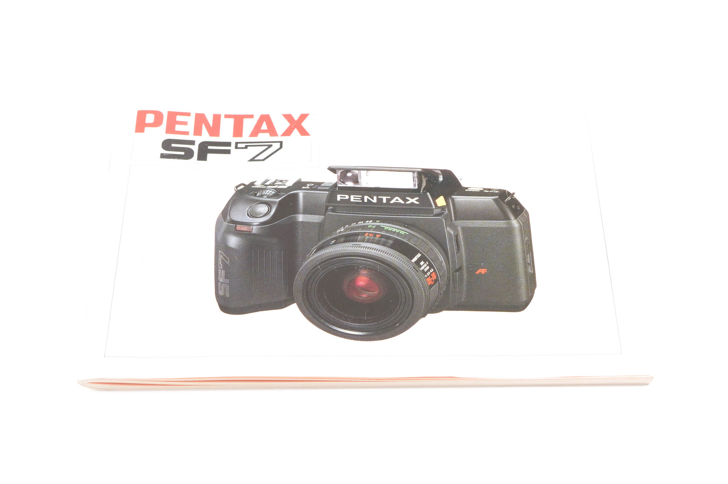 Pentax SF7 Instructions