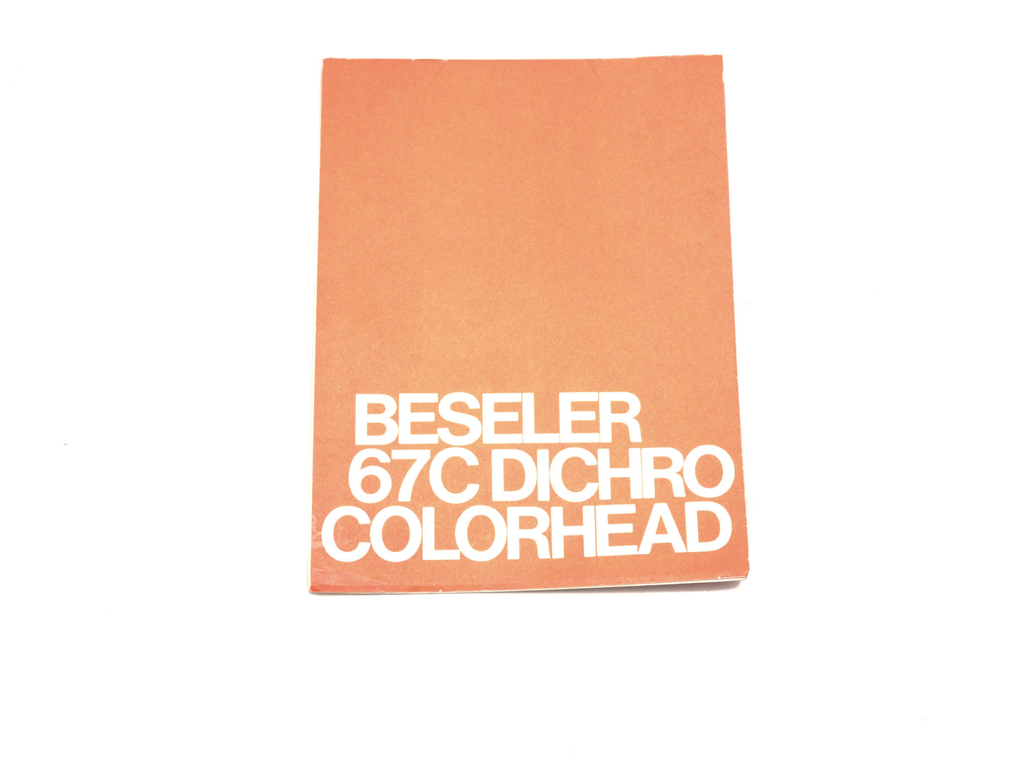 Beseler 67C Dichro Colorhead Manual
