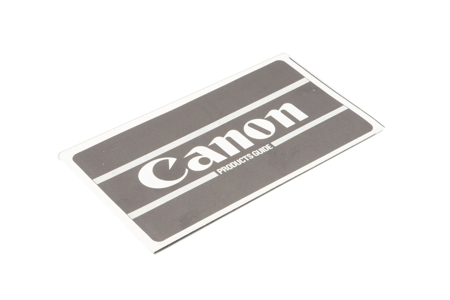 Canon Products Guide