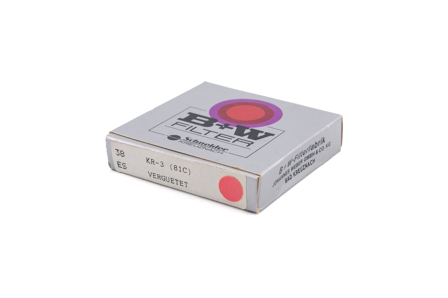 B+W 38mm Skylight Filter KR 3 1.2x