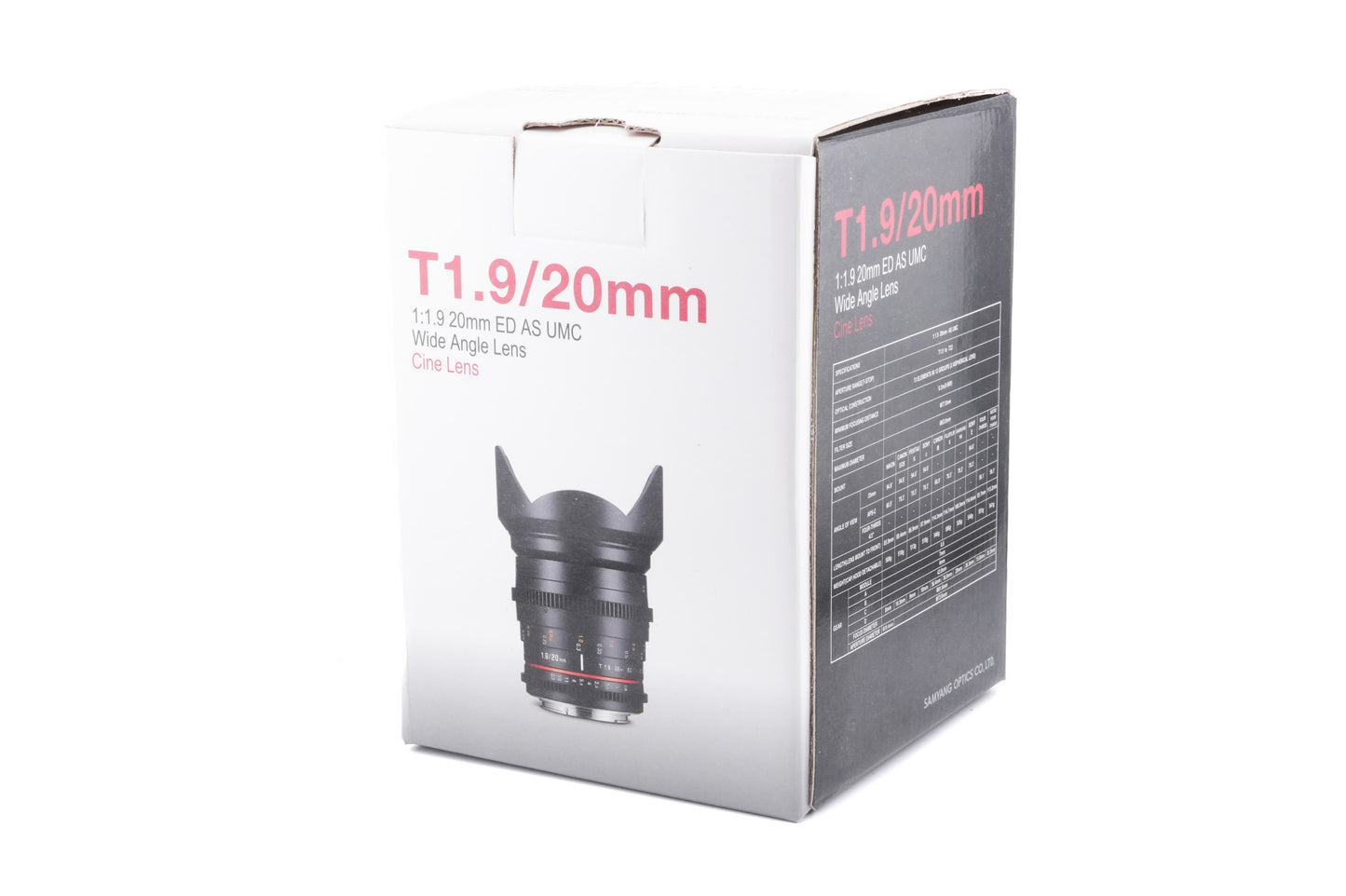 Samyang 20mm T1.9 ED AS UMC