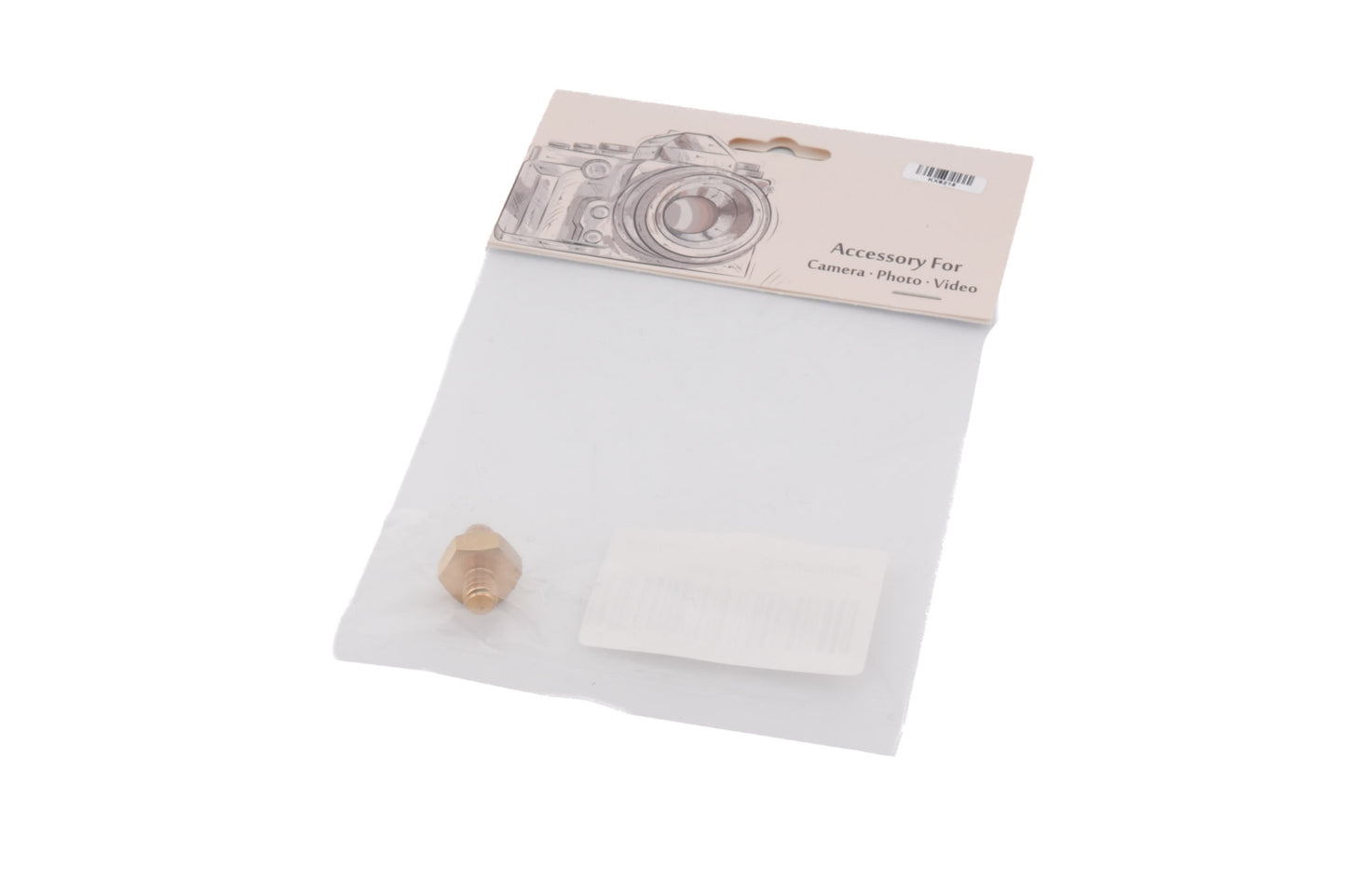 StudioKing 1/4" - 1/4" MC-1060B Male Spigot Adapter