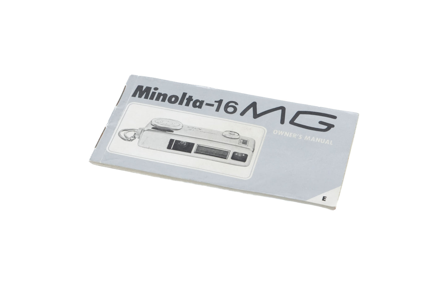 Minolta 16 MG Instructions - Accessory