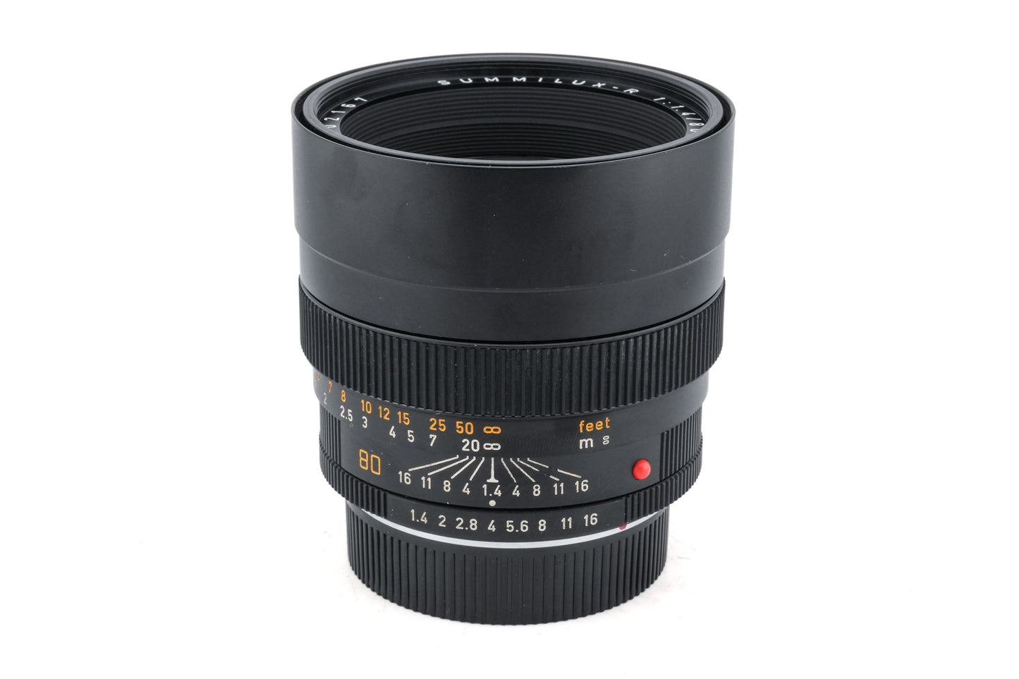 Leica 80mm f1.4 Summilux-R (3-Cam) (11880) - Lens