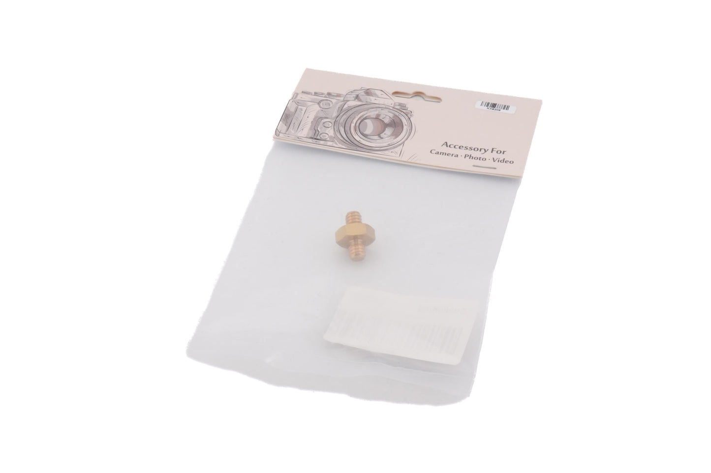 StudioKing 1/4" - 1/4" MC-1060B Male Spigot Adapter