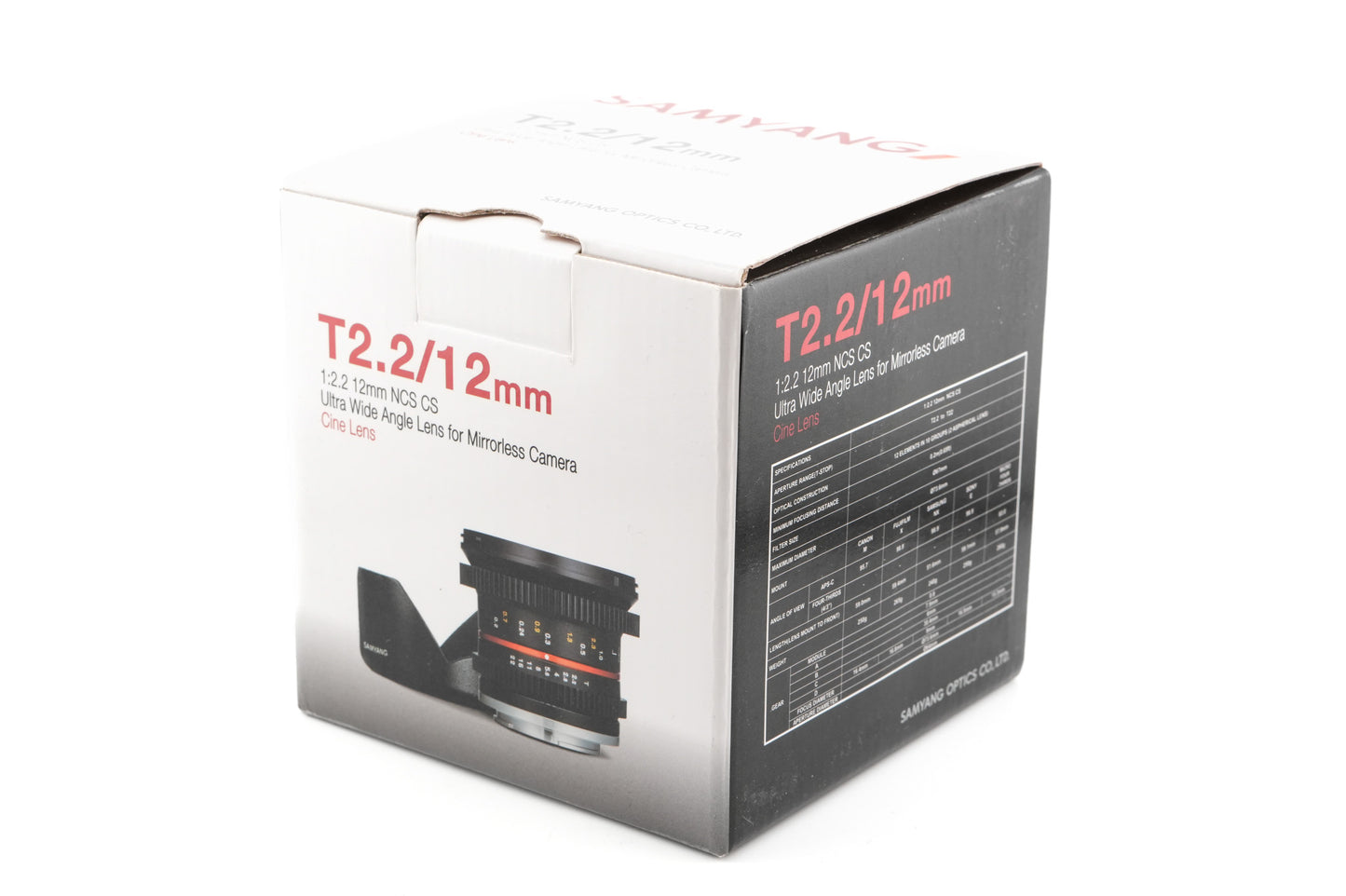 Samyang 12mm T2.2 NCS CS