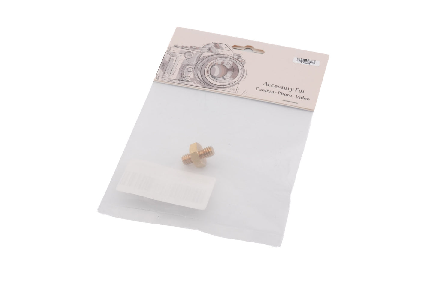 StudioKing 1/4" - 1/4" MC-1060B Male Spigot Adapter