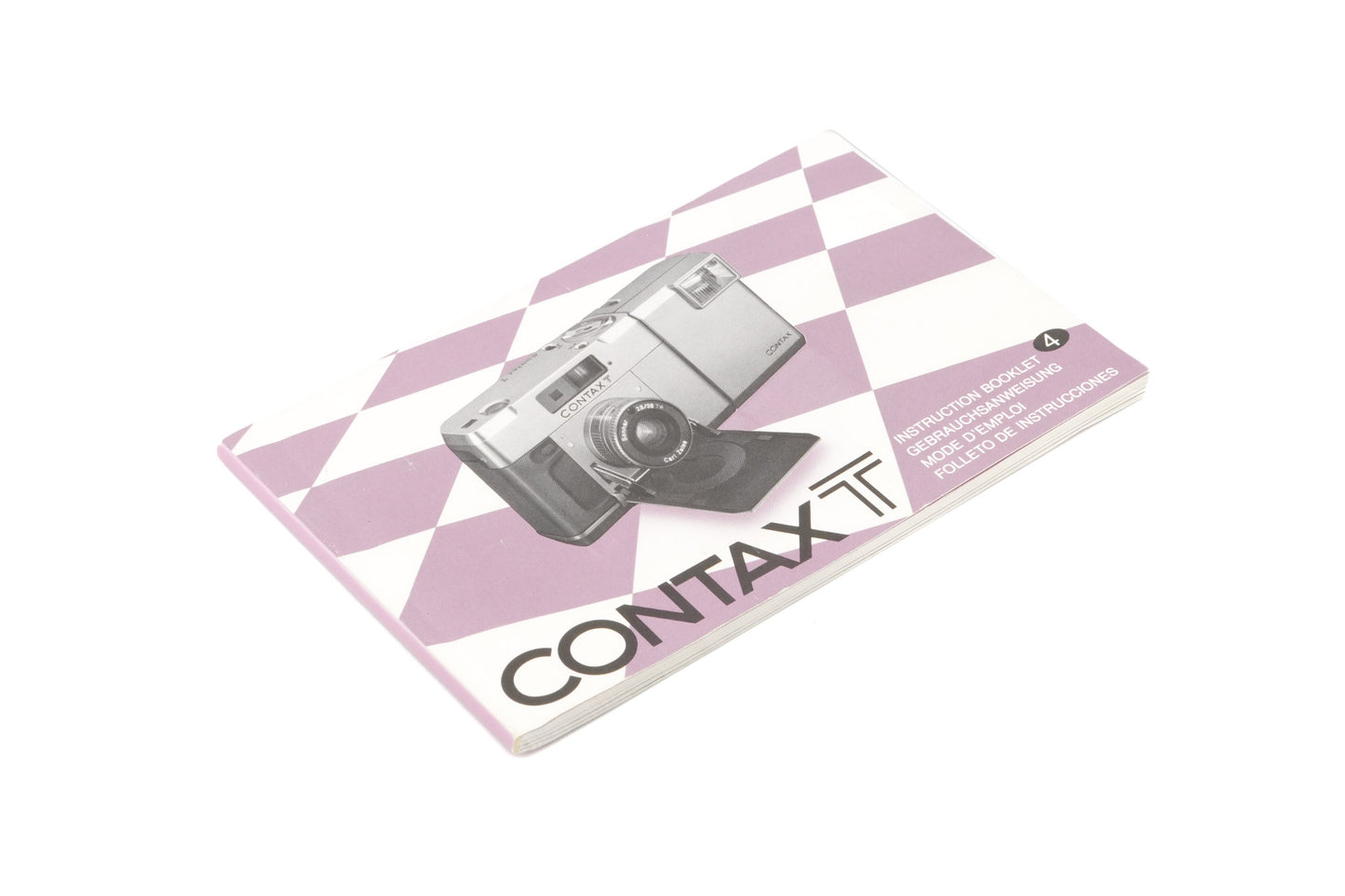 Contax T Instructions