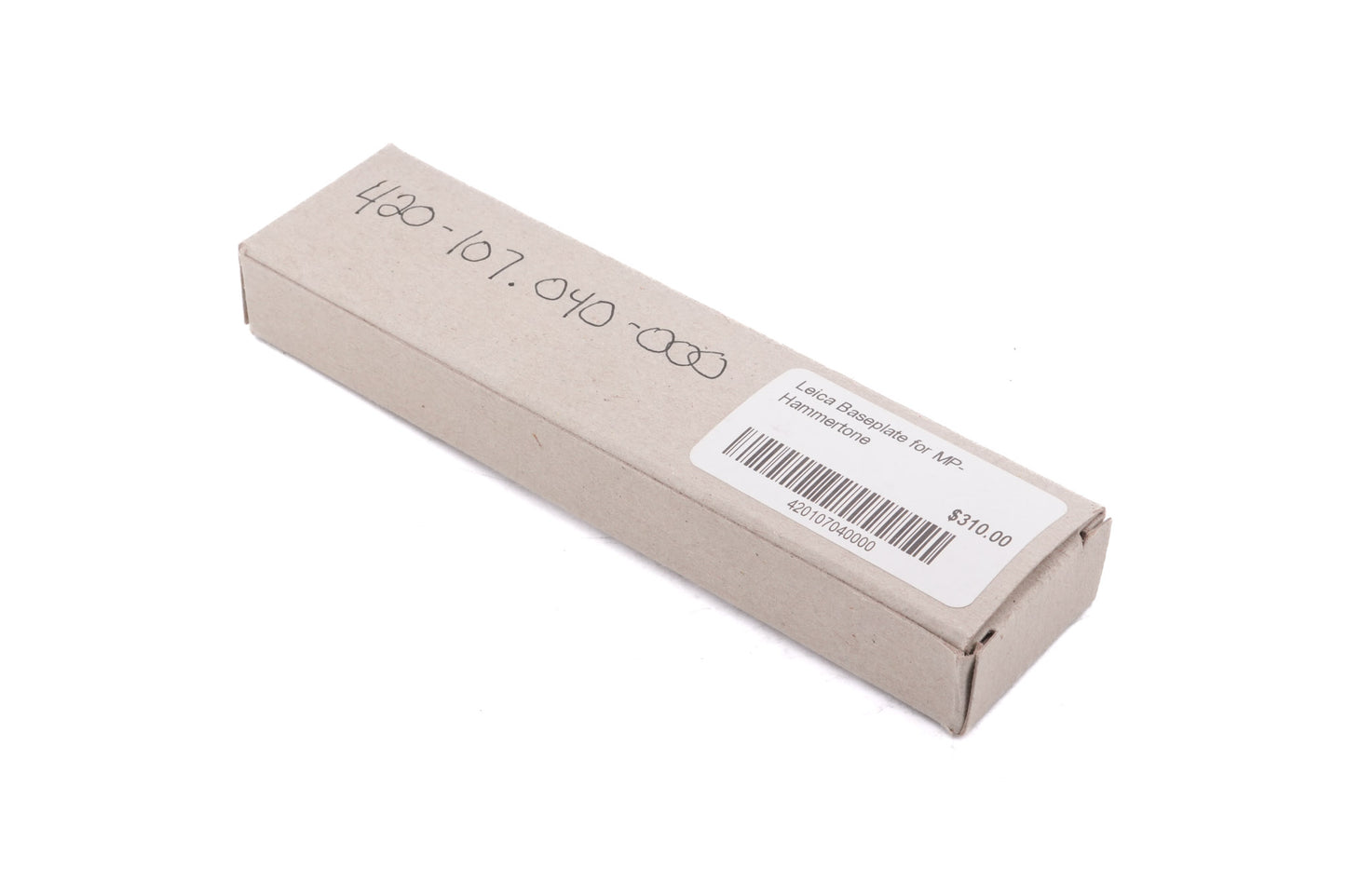 Leica MP Base Plate (Hammertone, 420-107.040-000)