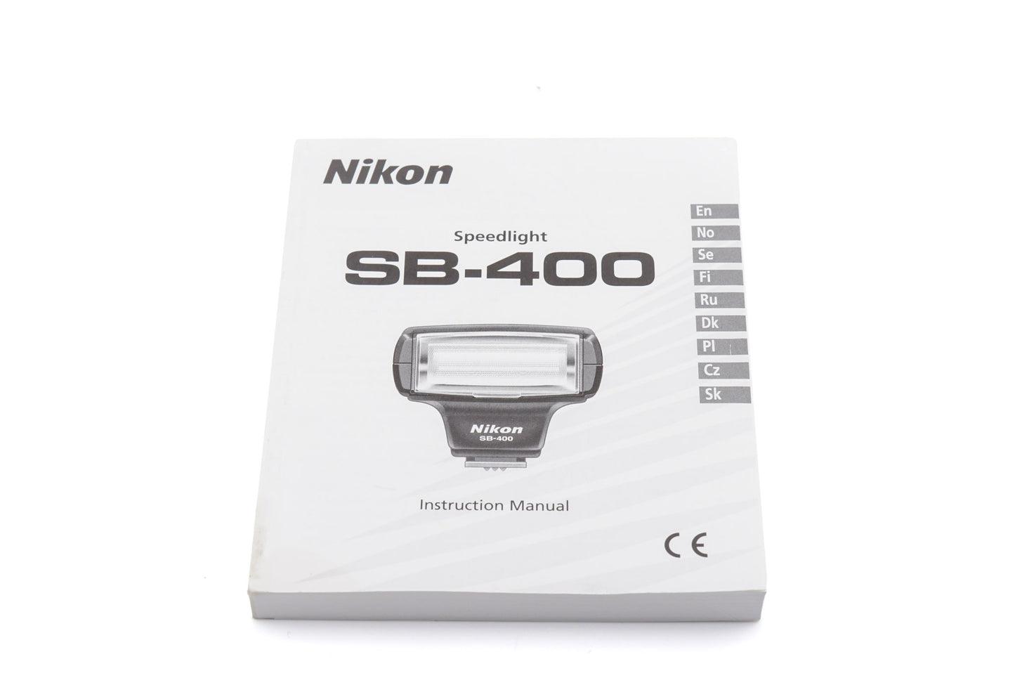 Nikon SB-400 Instructions - Accessory