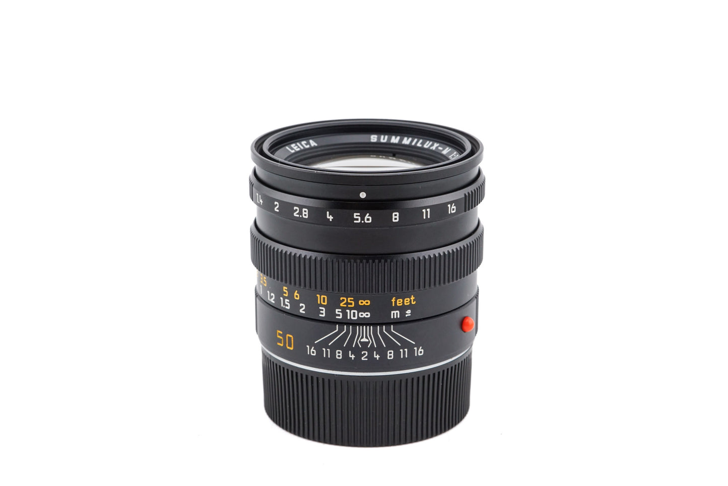 Leica 50mm f1.4 Summilux-M (Type III) (Black, 11868) - Lens