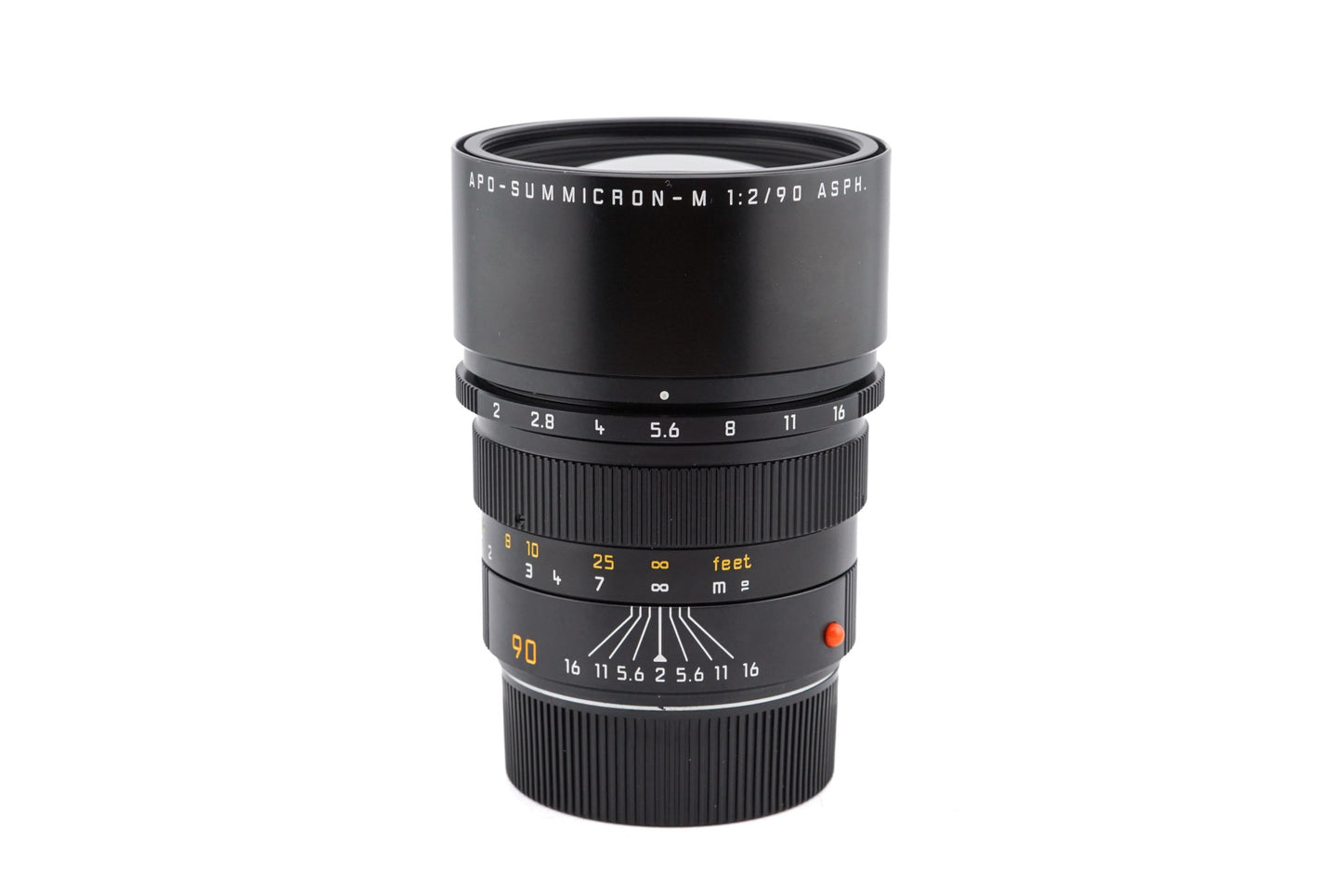 Leica 90mm f2 APO-Summicron-M ASPH. (Black, 11884) - Lens
