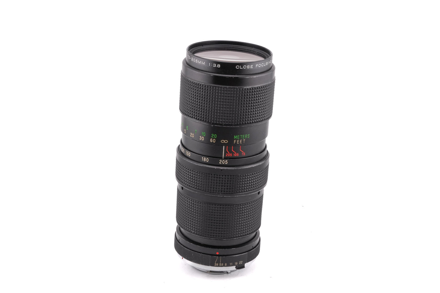 Vivitar 75-205mm f3.8 Close Focusing Auto Zoom - Lens