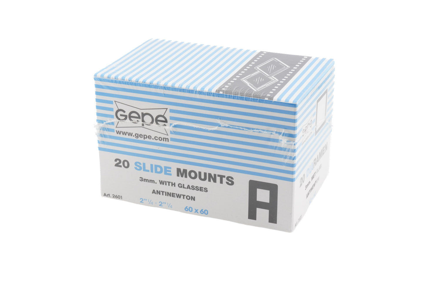 Gepe 60x60 Anti-Newton Glass Slide Mounts