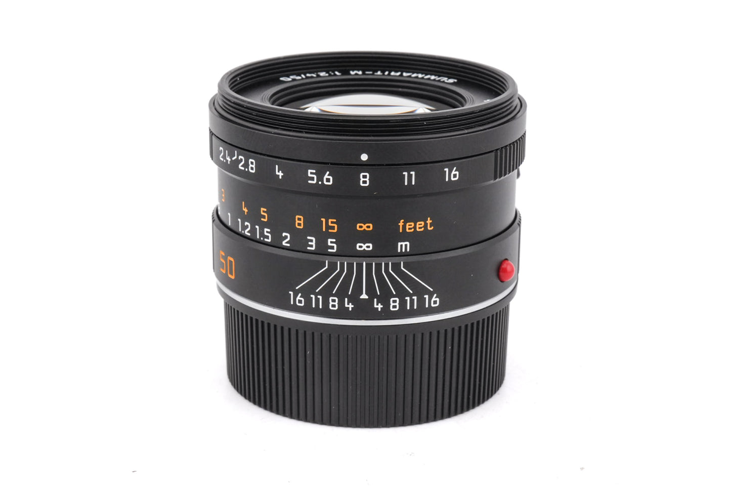 Leica 50mm f2.4 Summarit-M (Black, 11680) - Lens