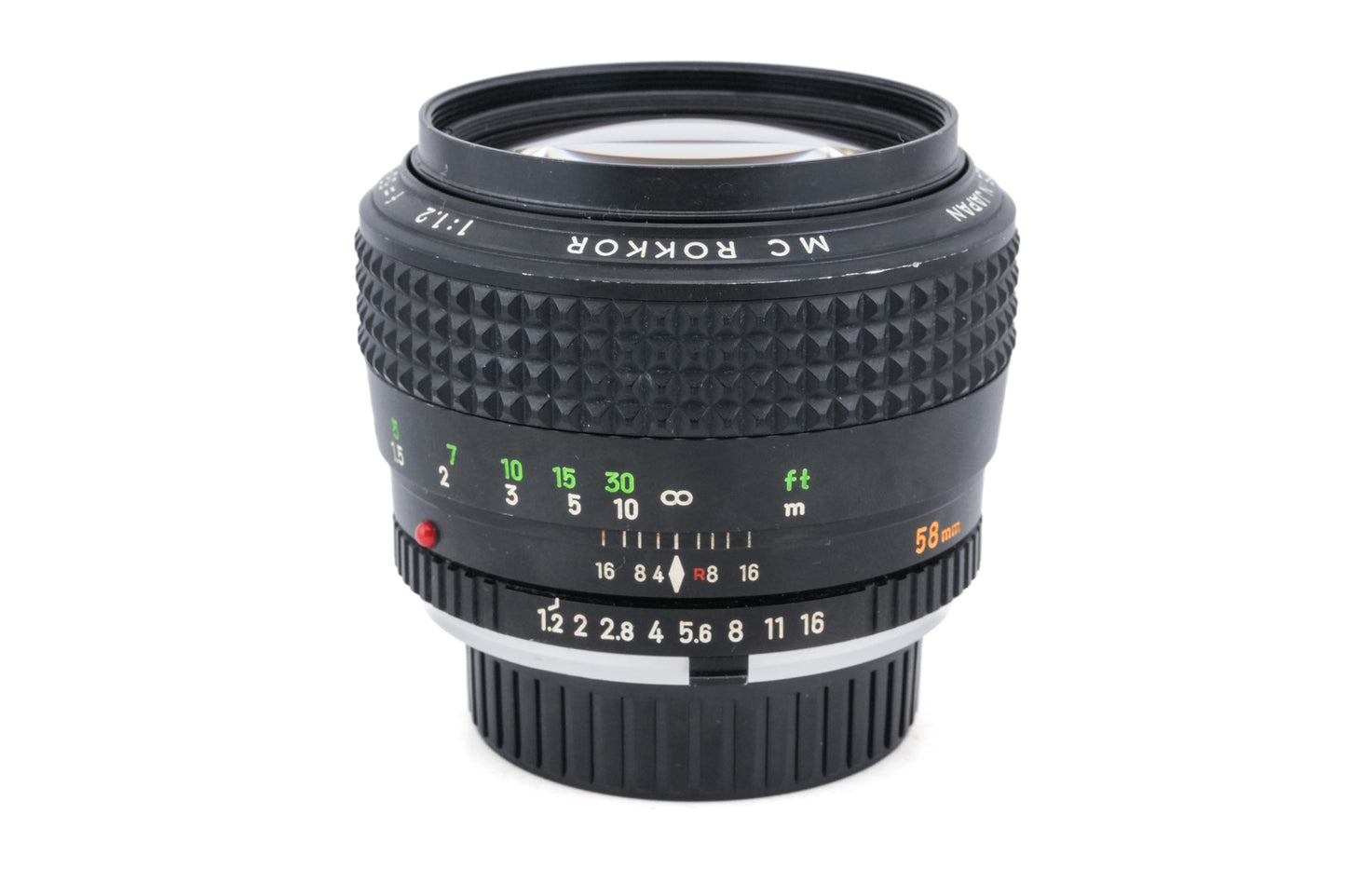 Minolta 58mm f1.2 MC Rokkor - Lens