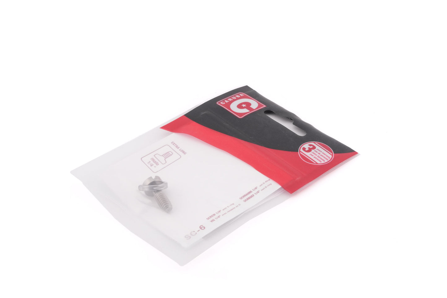 Caruba SC-6 1/4" Screw With D-Ring - Accessory