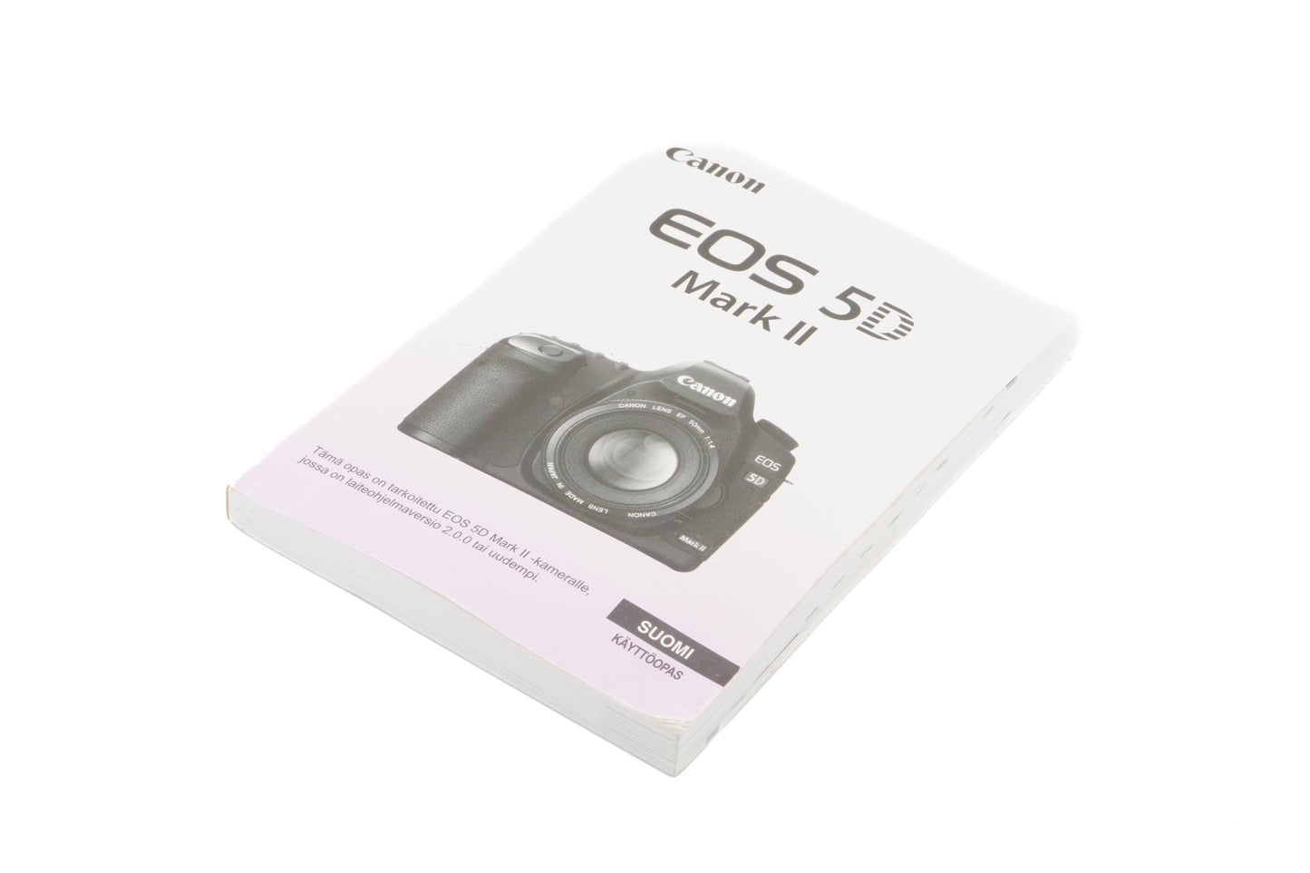 Canon 5D Mark II Instructions