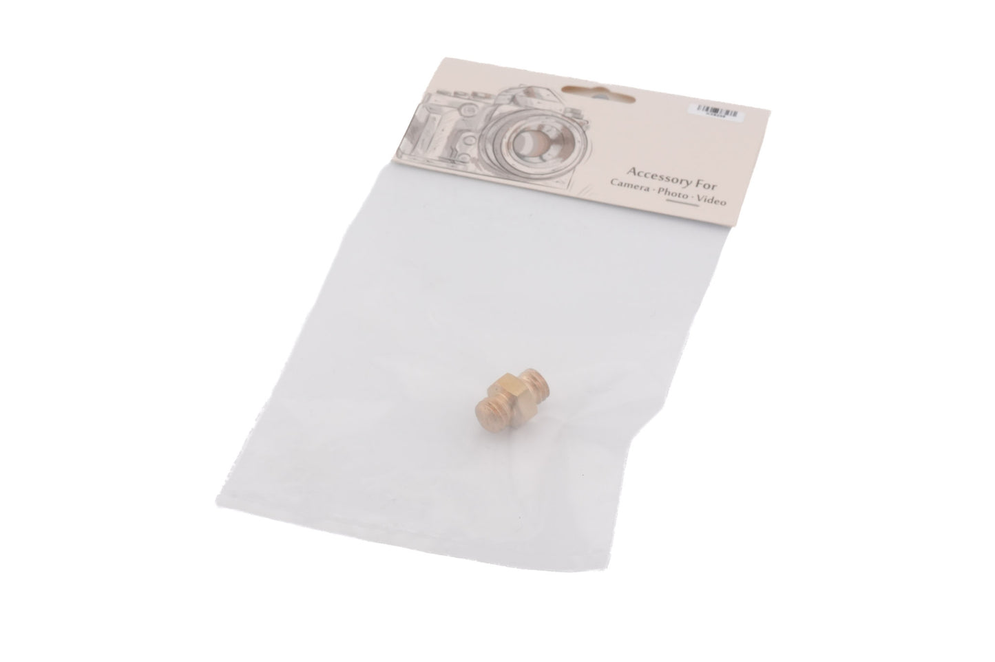 StudioKing 3/8" - 3/8" MC-1060A Male Spigot Adapter