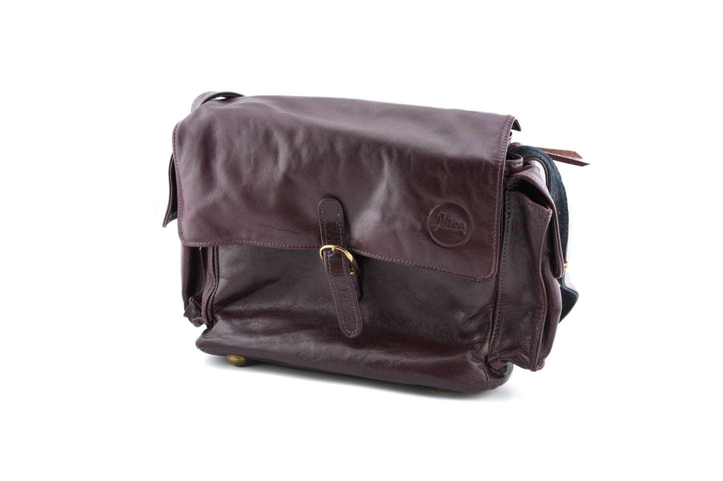 Leica Burgundy Soft Calf Leather Camera Bag - Accessory