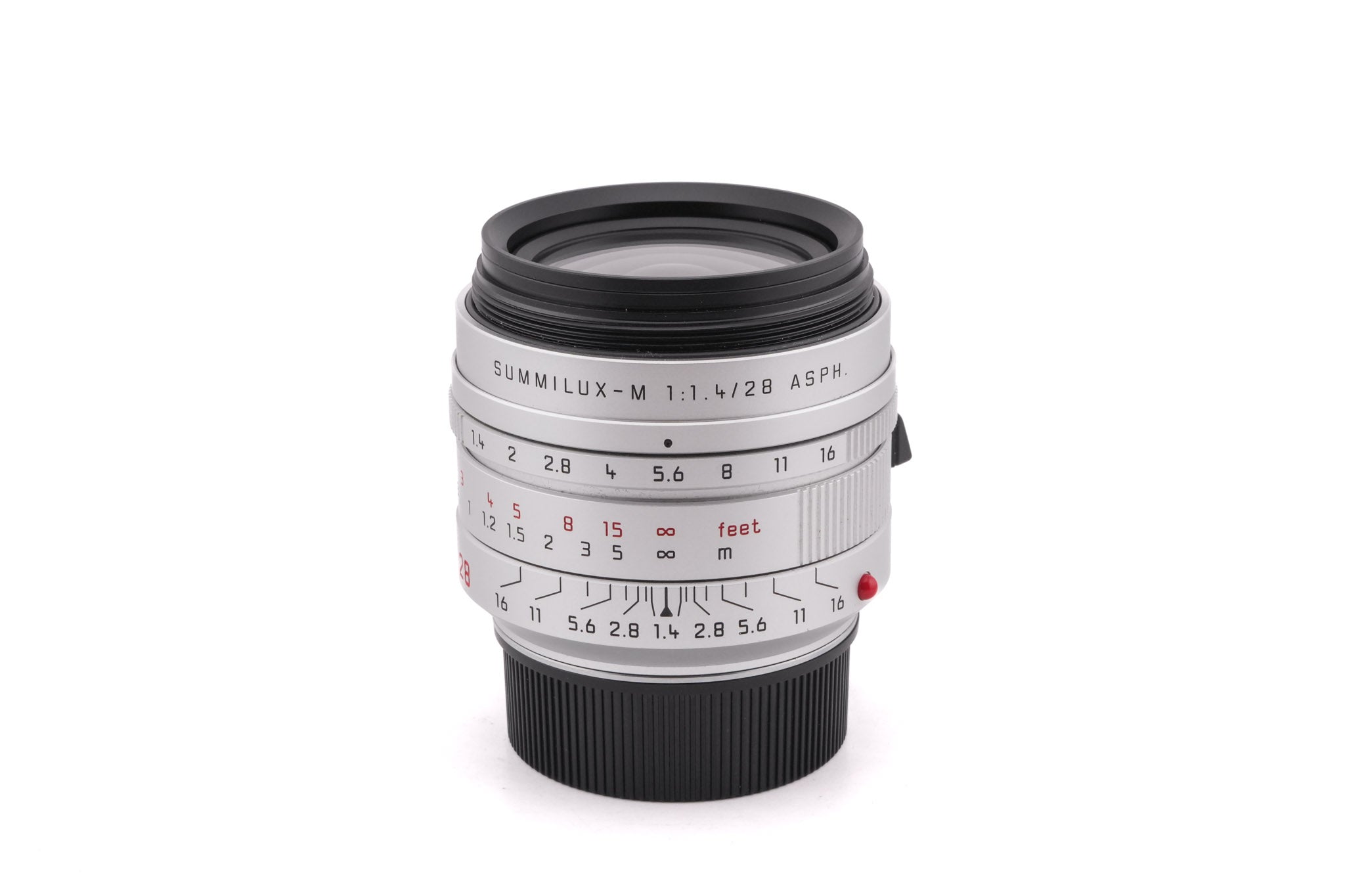 Leica 28mm f1.4 Summilux-M ASPH. (Silver, 11911) - Lens – Kamerastore
