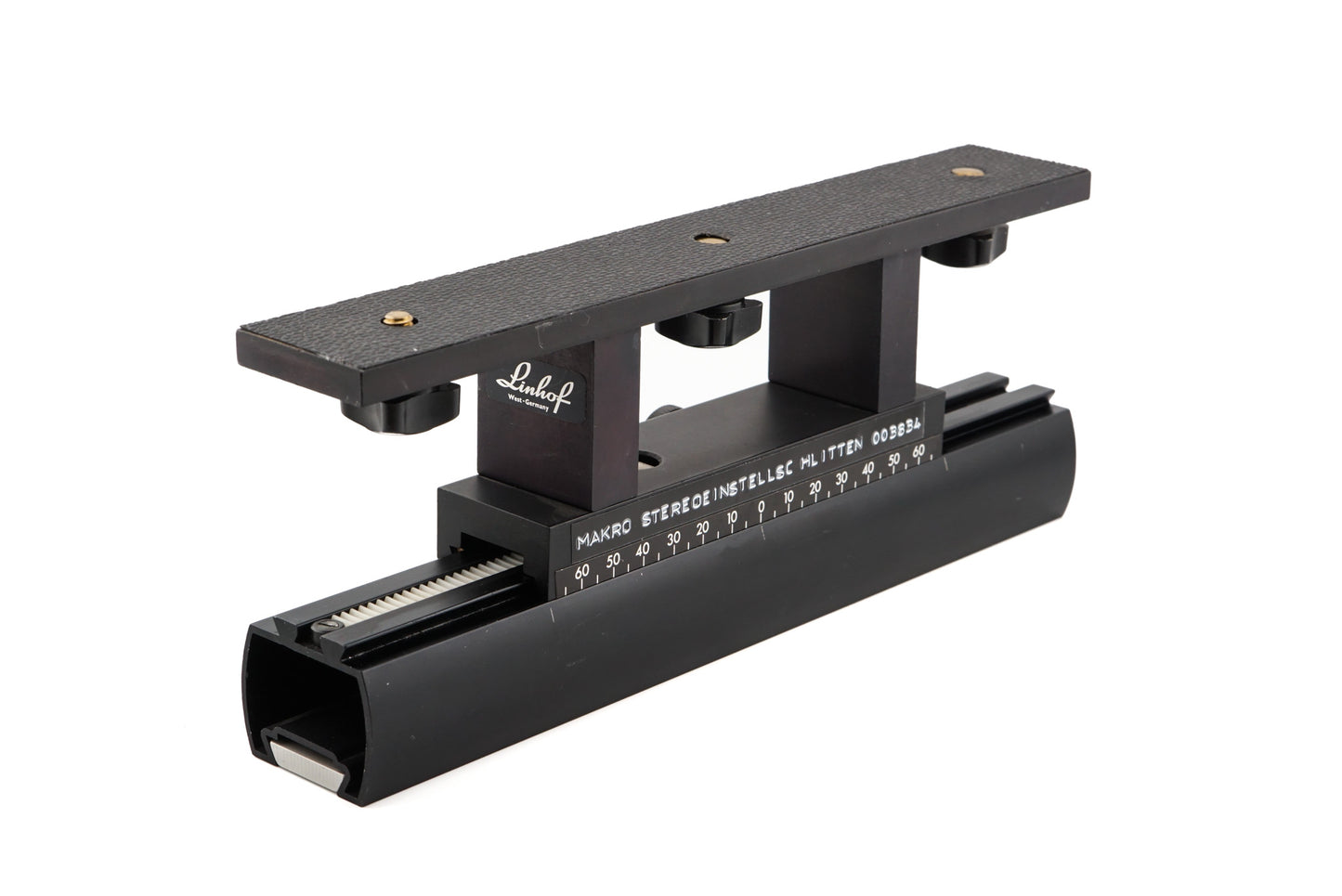 Linhof Large Screen Macro - and Stereo Adjustment Sled - Accessory