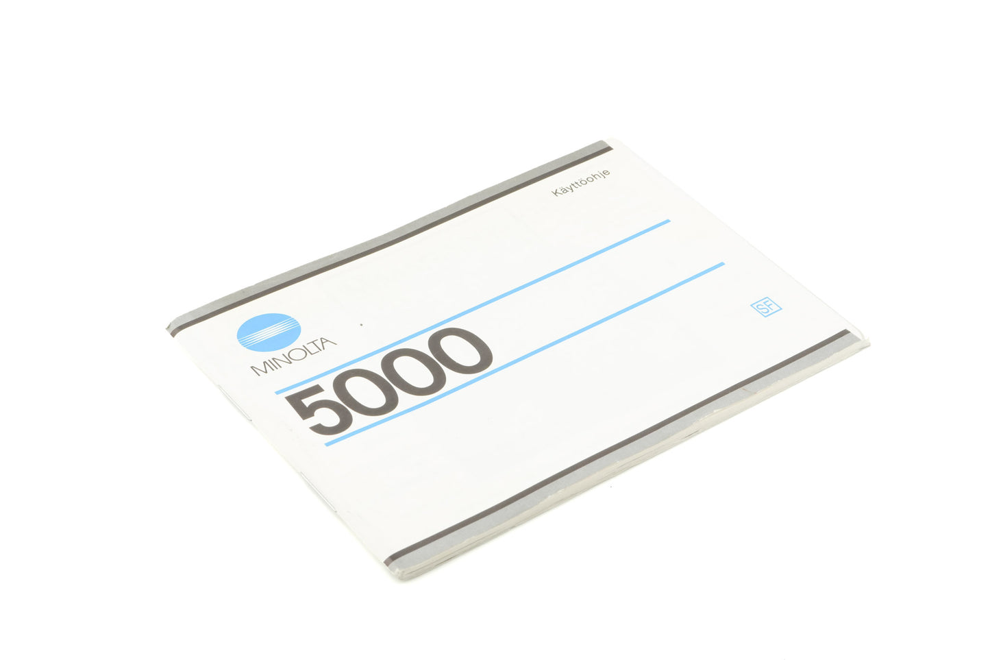 Minolta 5000 Instructions