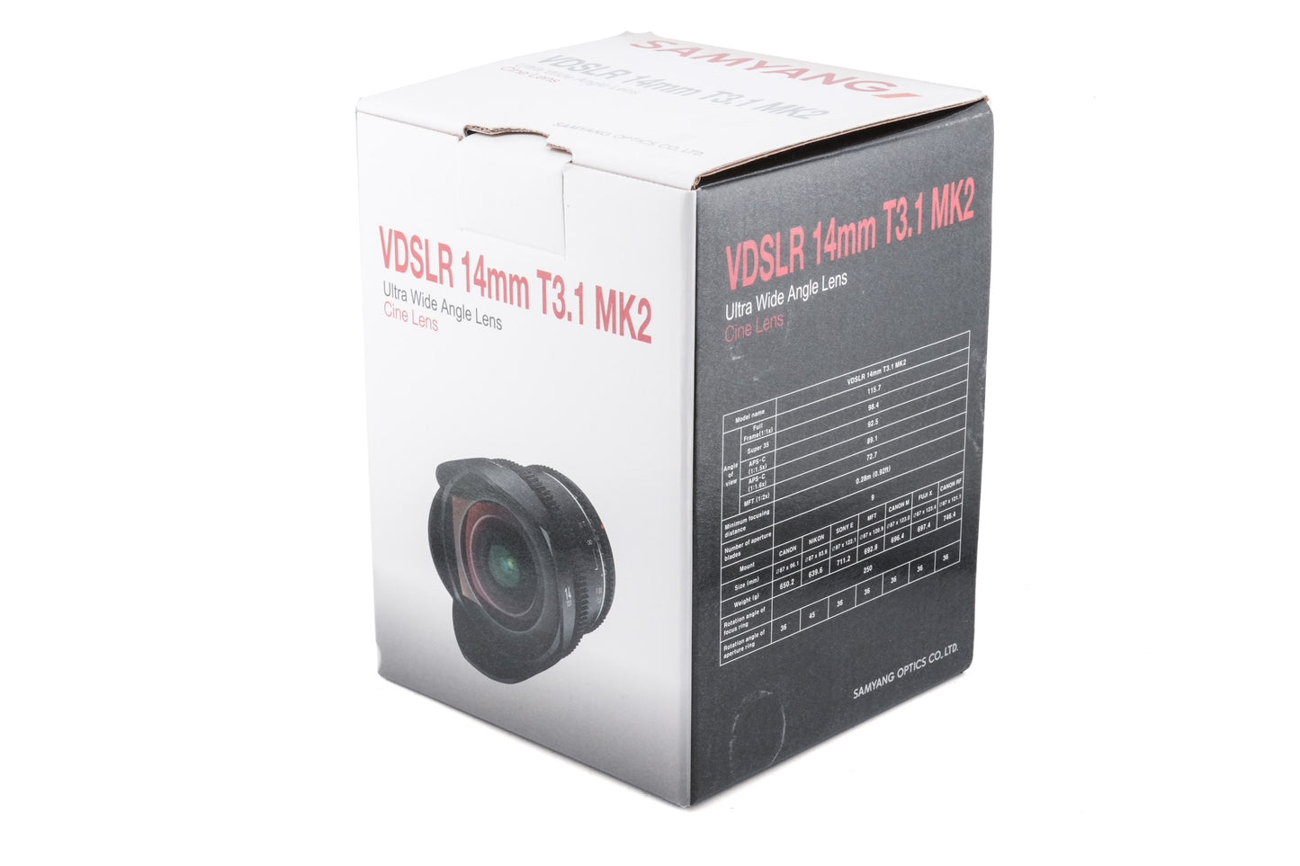 Samyang 14mm T3.1 VDSLR MK2