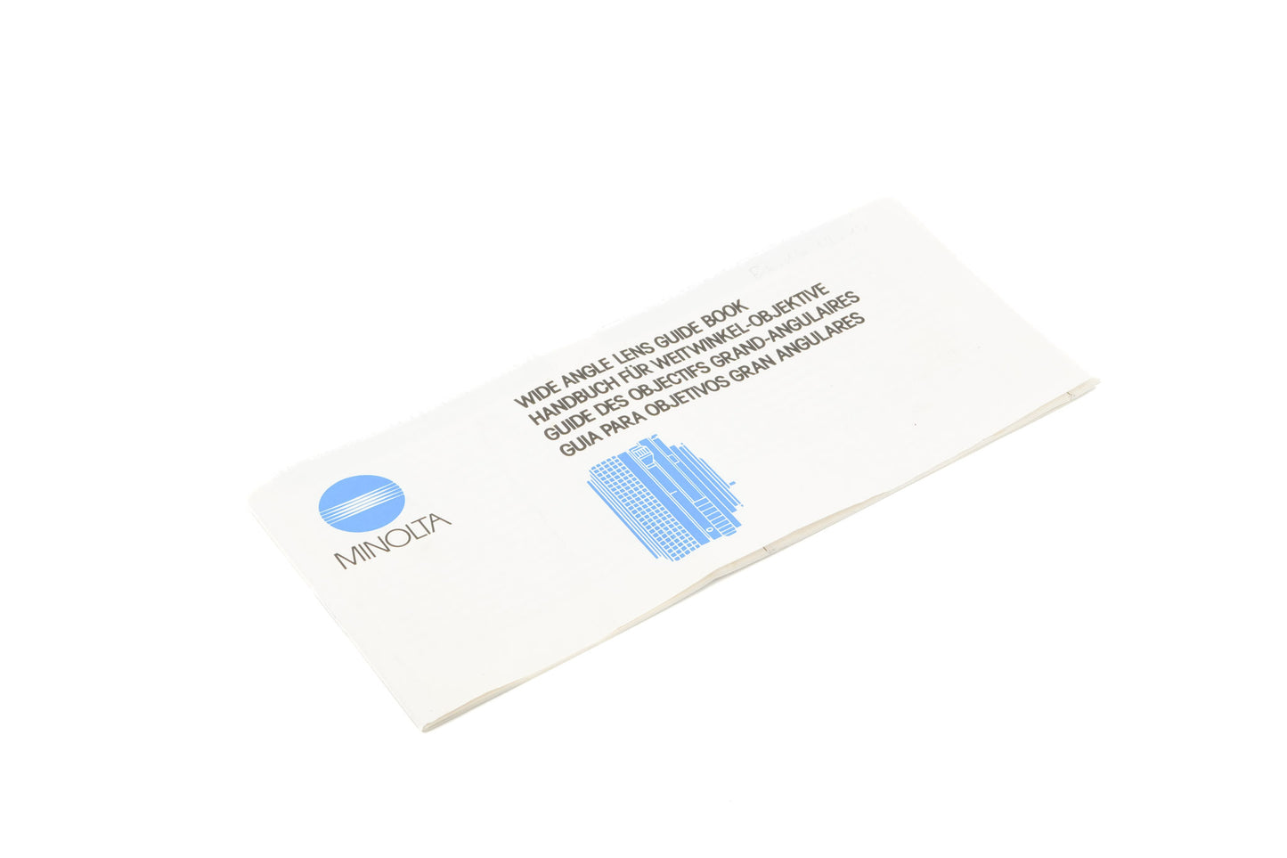 Minolta Wide Angle Lens Guide Instructions