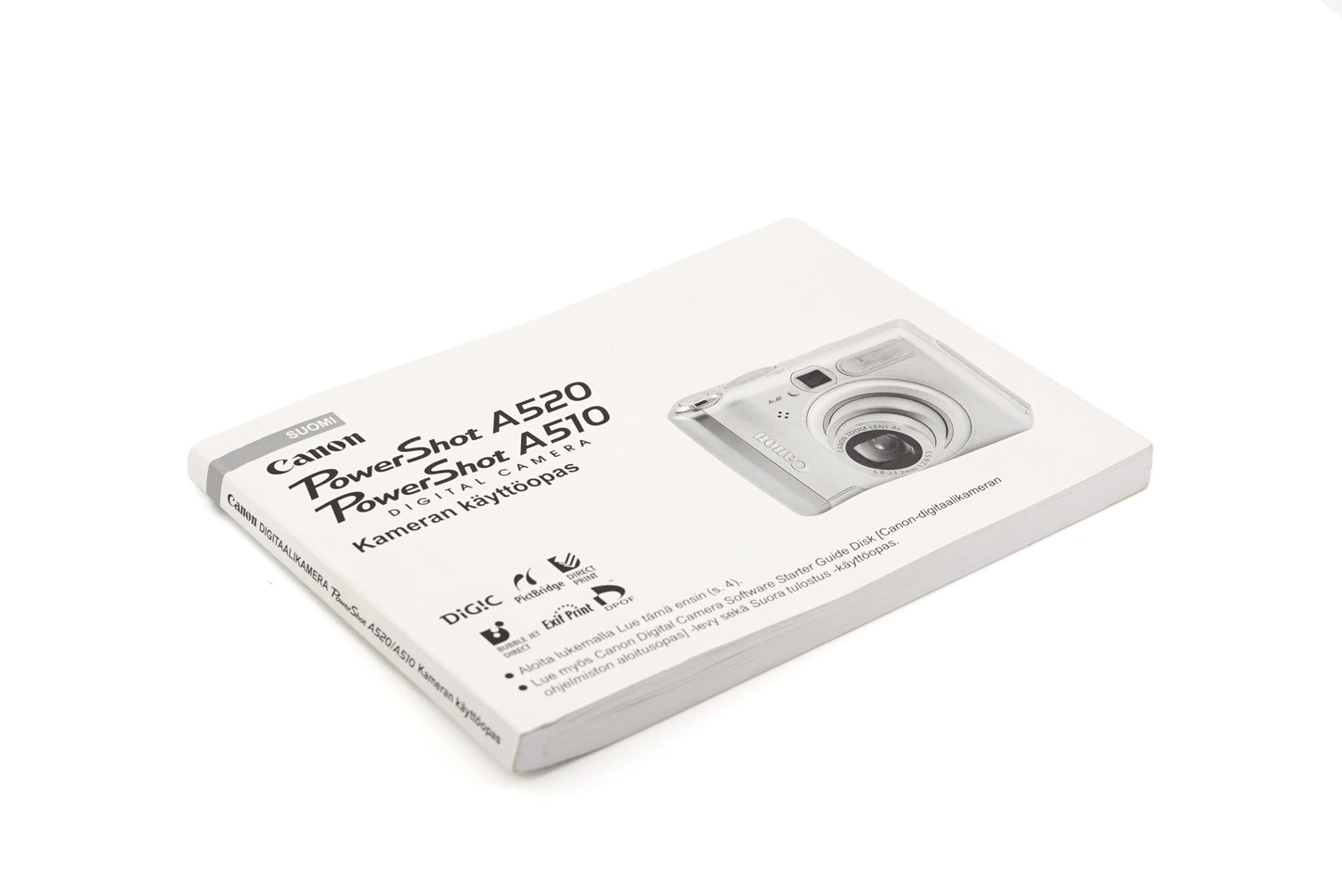 Canon PowerShot A520 / A510 Instructions - Accessory