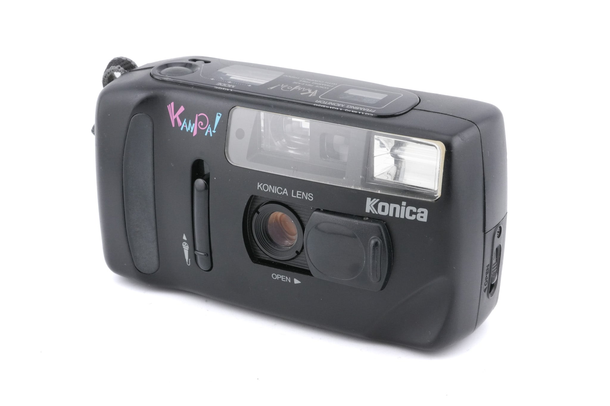 Konica Kanpai legendary 35mm vintage party hot camera with noise detection