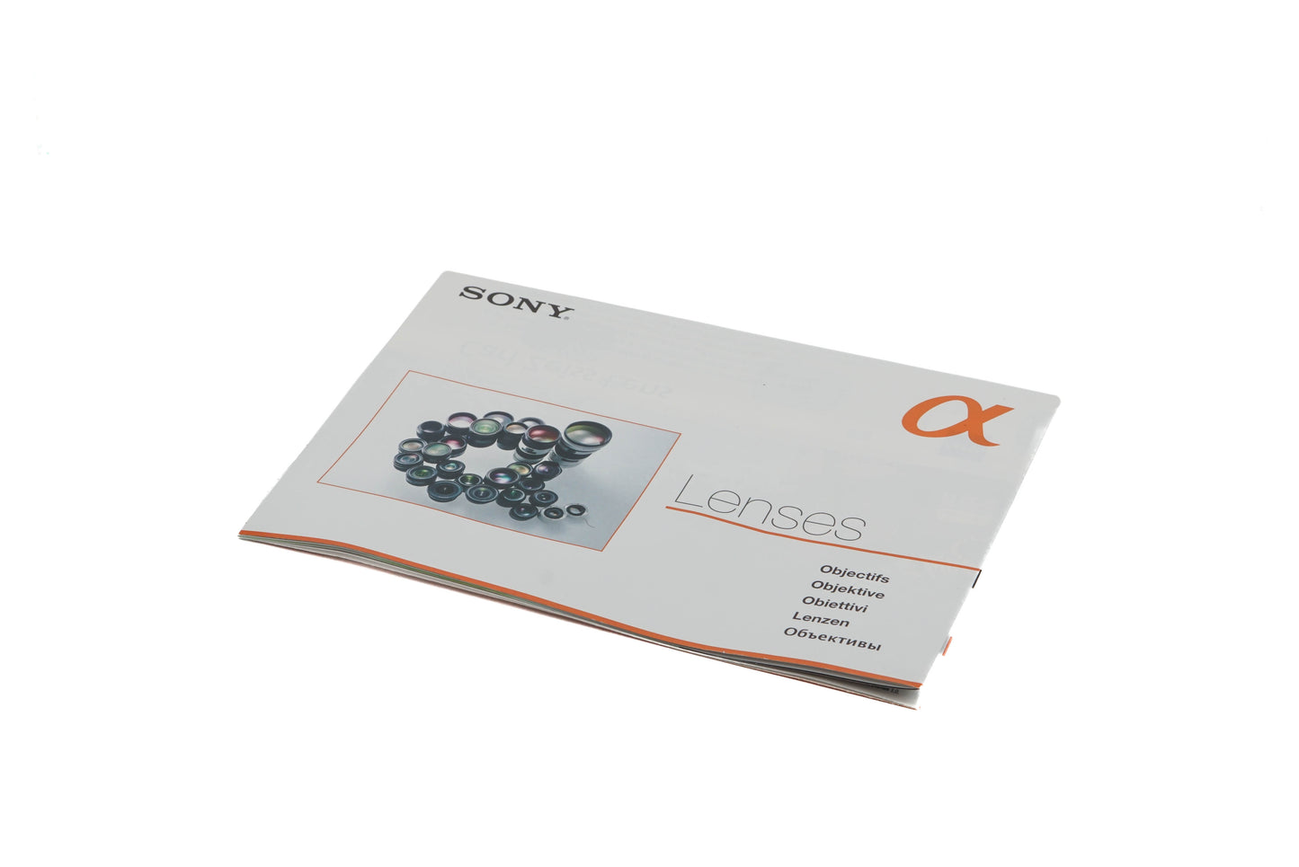 Sony A Mount Lenses Brochure - Accessory