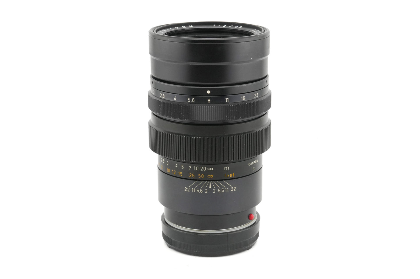 Leica 90mm f2 Summicron (Type II) (Black, SEOOM / 11122) - Lens