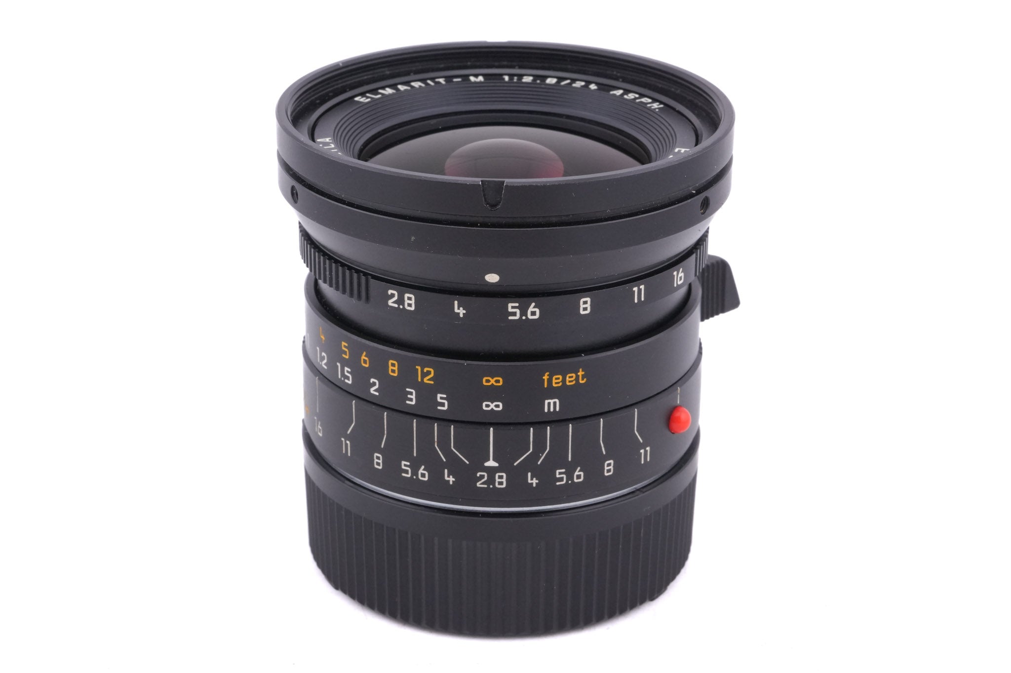 Leica 24mm f2.8 Elmarit-M ASPH. (Black, 11878) - Lens – Kamerastore