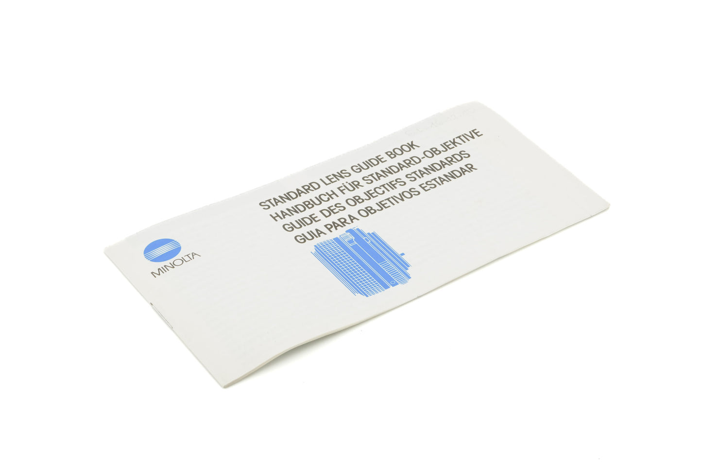 Minolta Standard Lens Guide Book