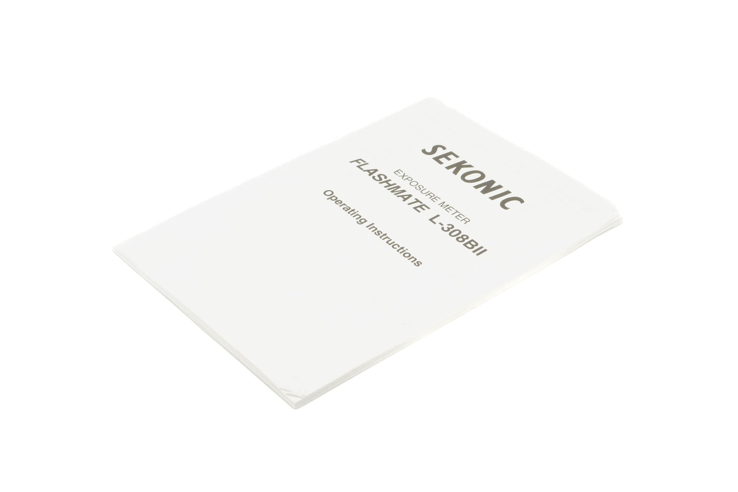 Sekonic Flashmate L-308BII Instructions - Accessory