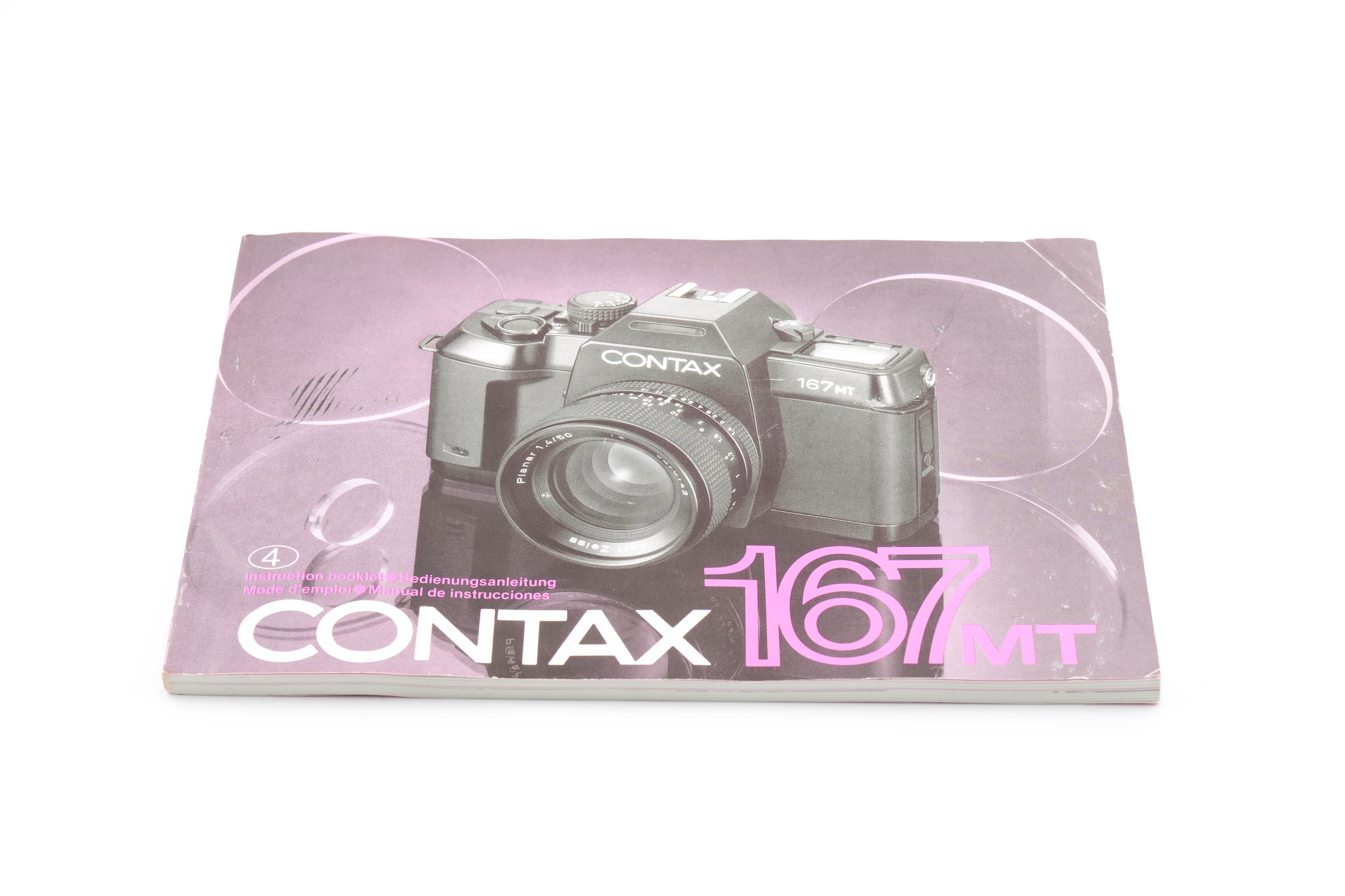 Contax 167 MT Instruction Manual – Kamerastore