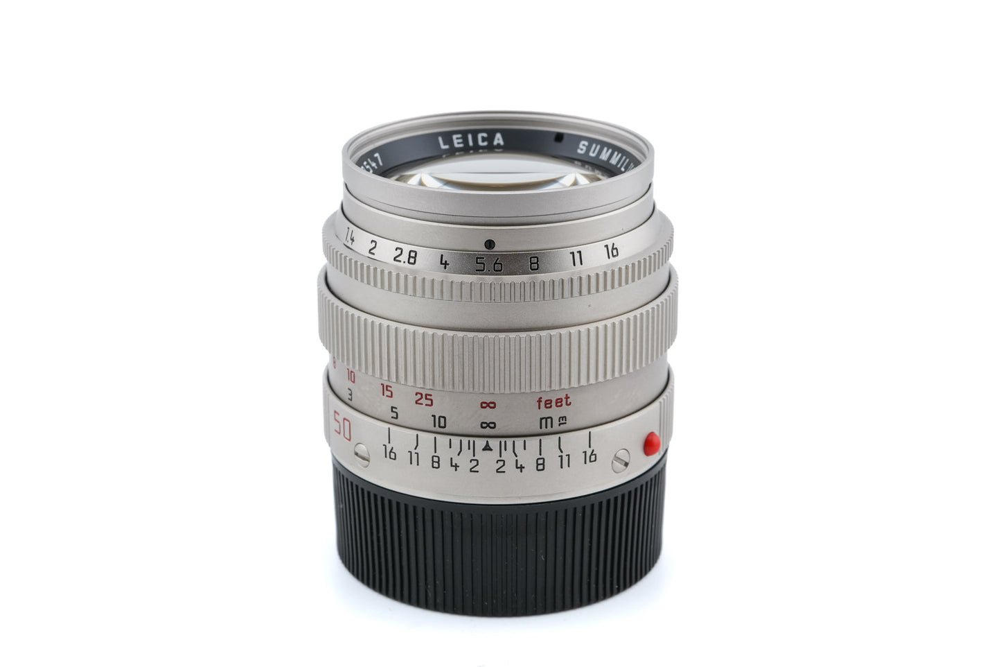 Leica 50mm f1.4 Summilux-M Platinum "150 Jahre Photographie, 75 Jahre Leica Photographie" (10450) - Lens