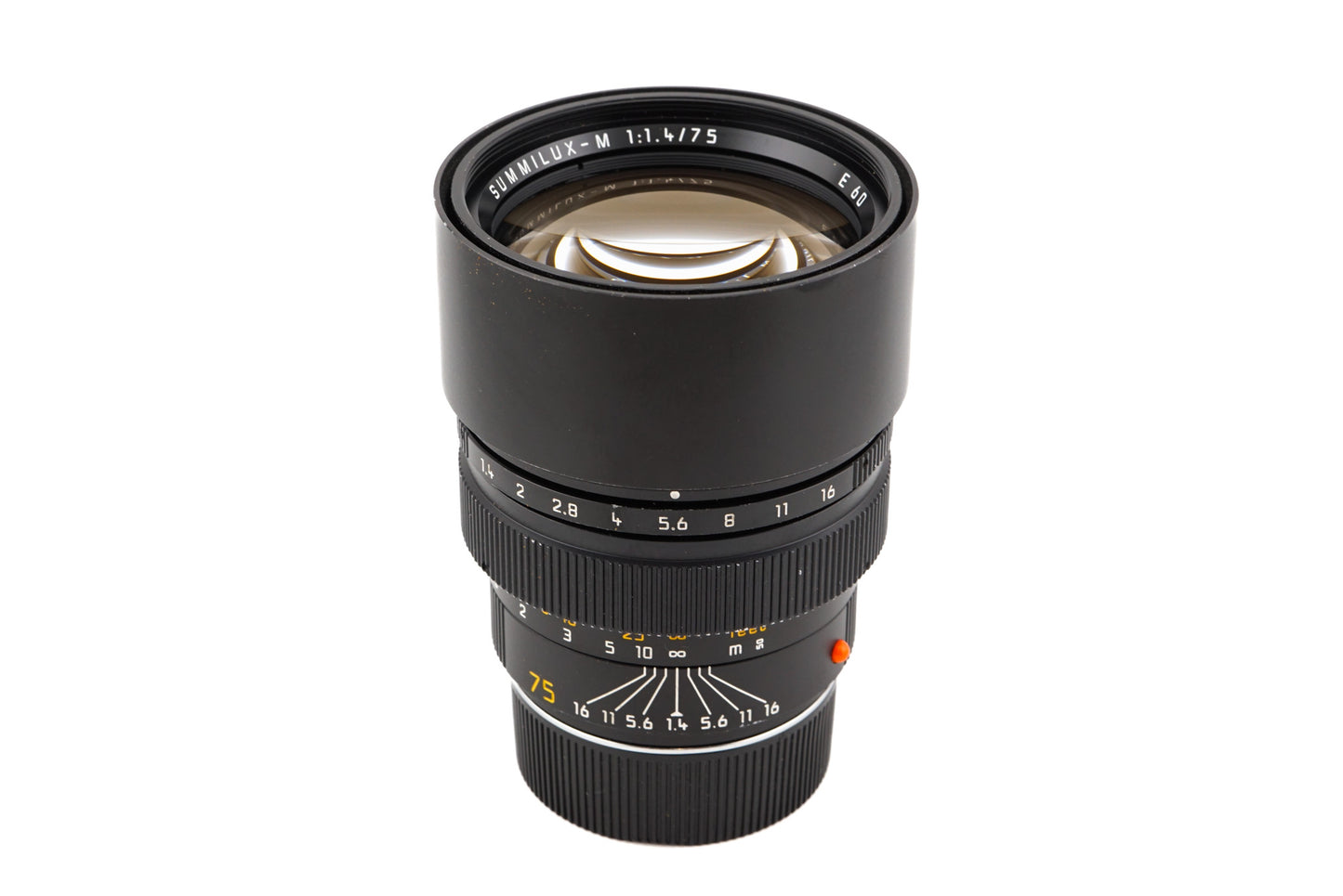Leica 75mm f1.4 Summilux-M (Type III) (11810) - Lens