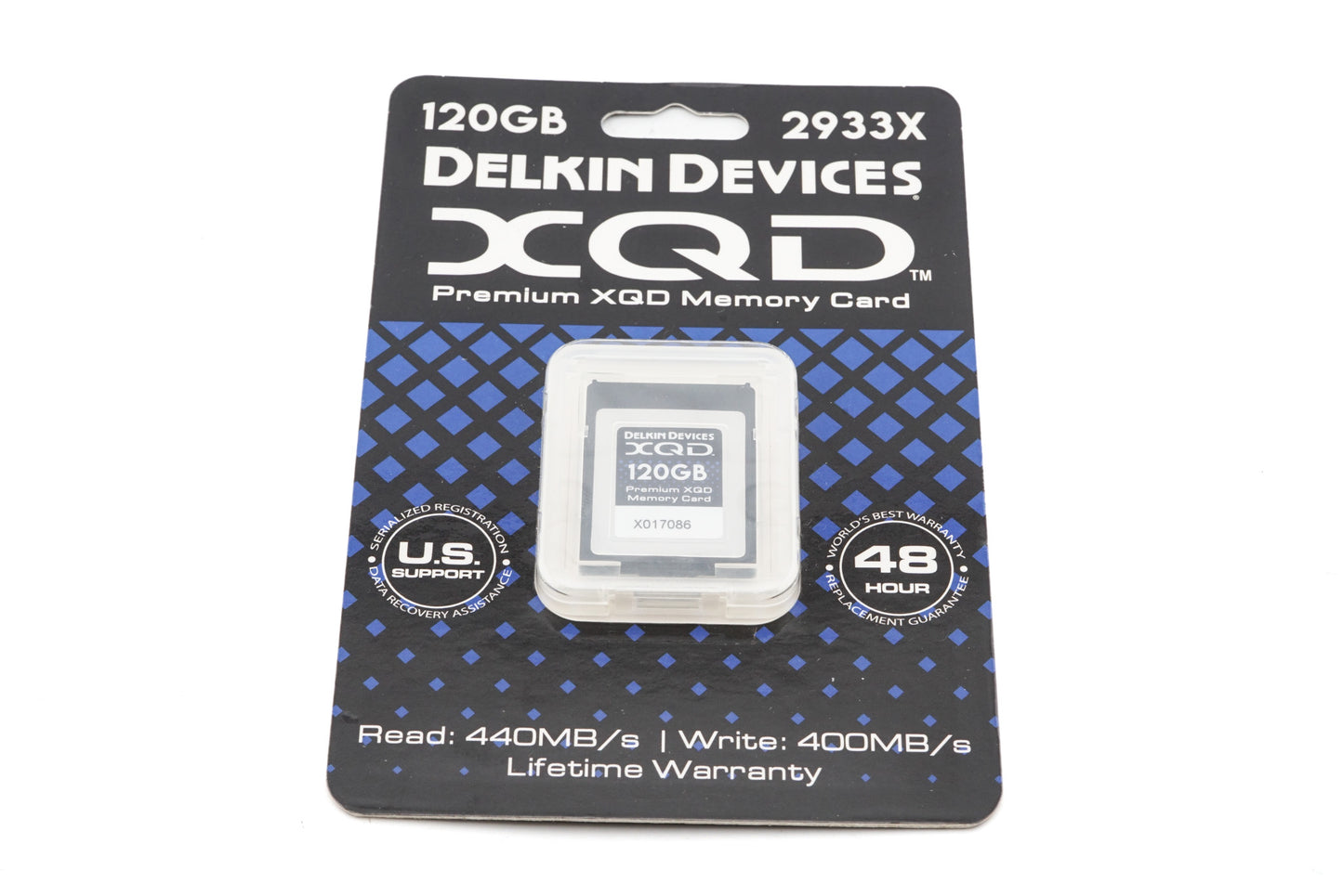 Delkin Devices 120 GB XQD Card Premium 2933X - Accessory