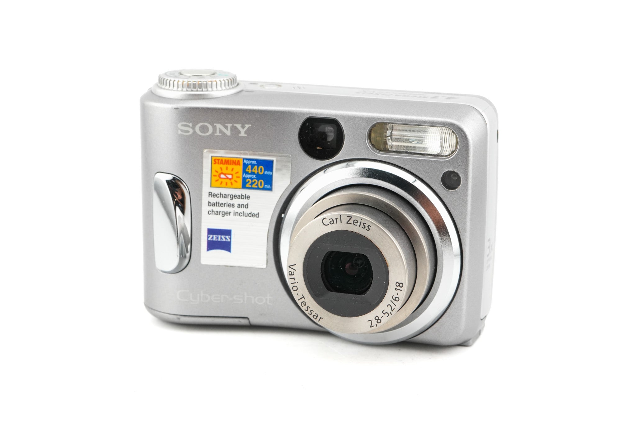 Sony Cybershot DSC-S80 – Appareil Photo Numérique Compact – Fonctionnel + Carte 256Mo