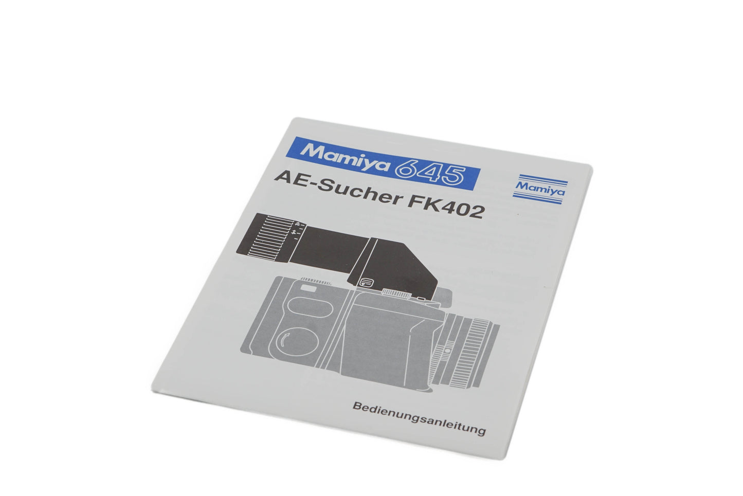 Mamiya AE Finder FK402 for 645 Pro Instructions - Accessory